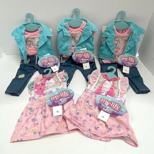 5 New on Hangers My Life Doll Clothes Duplicates for Triplets & Twins C